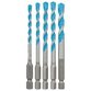 Bosch - EXPERT HEX-9 MultiConstruction Bohrer-Set, 4/5/6/6/8 mm, 5-tlg. (2608900585)