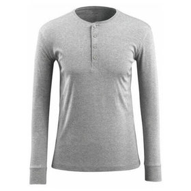 MASCOT® - T-Shirt, Langarm Pelham Grau-meliert 50581-964-08, Größe XL