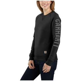carhartt® - Damen Sweatshirt CLARKSBURG CREWNECK SWEATSHIRT, schwarz, Größe M