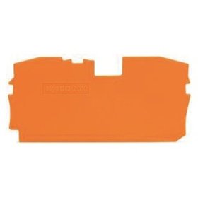WAGO® - Abschluss-/Zwischenplatte Serie 2010 rastbar orange