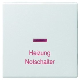 GIRA - Kontrollwippe Schalter System 55 rws glz Heizung Notschalter