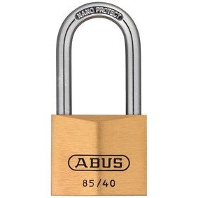 ABUS - AV-Vorhangschloss 85/40HB40 Lock-Tag, Messing massiv