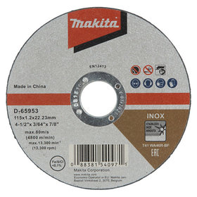 Makita® - Trennscheibe 115 x 1,2mm INOX D-65953-12