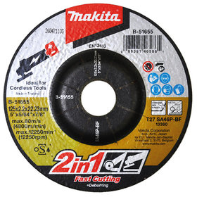Makita® - Schruppscheibe 2in1 ø125mm B-51655