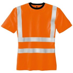 teXXor® - Warnschutz-T-Shirt HOOGE, warn-orange, Größe L