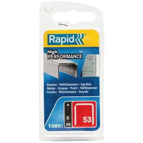 Rapid® - Klammern 53/ 6mm Stahl (verzinkt) 1.080er Pack, 40109502