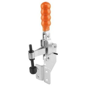 KIPP - SCHNELLSPANNER STANDARD STAHL, FUß ABGEWINKELT, KOMP:KUNSTSTOFF, ORANGE, M=M05X35