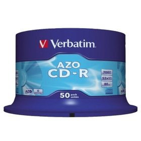 Verbatim® - CD-R 43343 52x 700MB 80Min. Spindel 50er-Pack