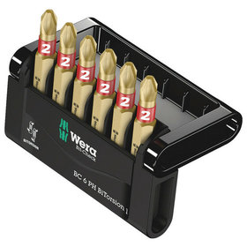 Wera® - Bit Set Bit-Check 6 PH BiTorsion 1 6-teilig Kunststoffhalter Phillips®