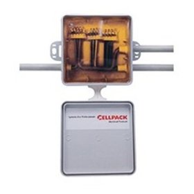 Cellpack - Abzweigkasten IP54 2,5mm² 85x85x45mm lgr Kst uni Klemm für 16mm Rohr