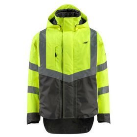 MASCOT® - Harlow Hard Shell Jacke SAFE SUPREME, hi-vis Gelb/Dunkelanthrazit, Größe 2XL