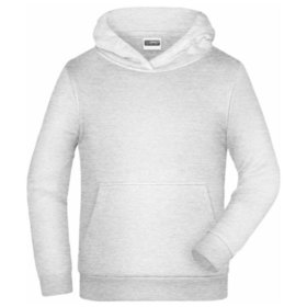 James & Nicholson - Herren Basic Kapuzensweatshirt JN796, asch-grau, Größe XXL