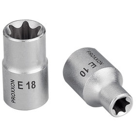 PROXXON - Steckschlüssel-Einsatz 1/2" für Außen-TORX® E10