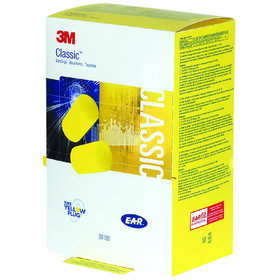 3M™ - E-A-R™ Classic™ II Gehörschutzstöpsel, Nachfülltüte, 28 dB, ohne Kordel, 500 Paar/Packung, PD-01-200