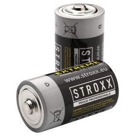 STROXX - Alkaline Batterie D LR20 2 ST PET BLISTER CARD 100-440