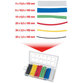 KSTOOLS® - Sortiment Schrumpfschläuche, farbig, 100-teilig