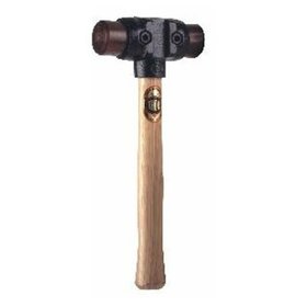 THOR - Hammer mit Rohhaut Einsätze, demontierbar, Rund (Ø) 32 mm, 690 g, mit Holzstiel