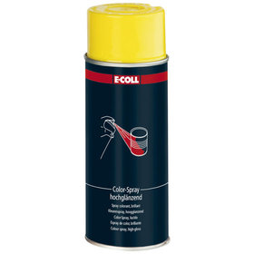 E-COLL - Buntlack Colorspray hochglänzend Alkydharz 400ml Spraydose rapsgelb