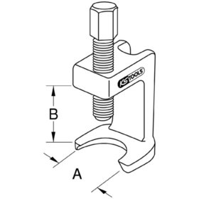 KSTOOLS® - Universal-Gelenkbolzen-Ausdrücker, 23mm