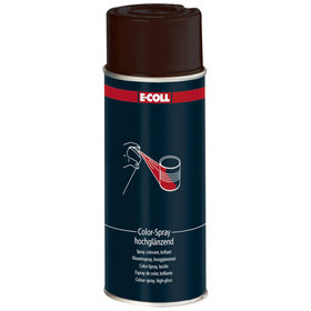 E-COLL - Buntlack Colorspray hochglänzend Alkydharz 400ml Spraydose schokobraun