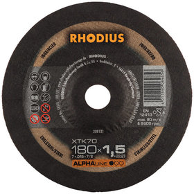 RHODIUS - Trennscheibe XTK70 180x1,5mm gekröpft
