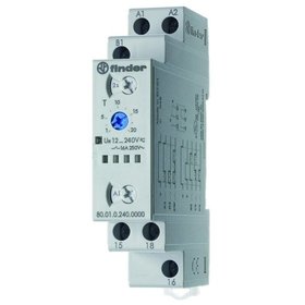 finder® - Zeitrelais 12-240V/AC 0,1-86400s ansprVerz Funktion ansprechverzögert