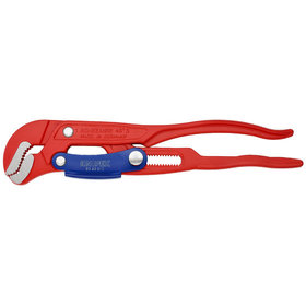 KNIPEX® - Rohrzange S-Maul mit Schnelleinstellung rot pulverbeschichtet 330 mm 8360010