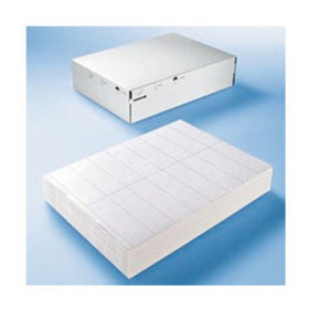 HERMA - Blattetiketten, A4, 70x37,1mm, Papier weiß, Pck=500Bl, 8424, f. Inkjet, Fax