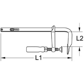 KSTOOLS® - BRONZEplus Spann-Schraubzwinge 480mm