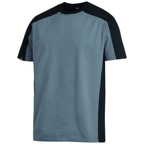 FHB - T-Shirt MARC, grau/schwarz, Größe M