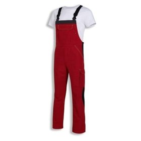 uvex - Herren-Latzhose 8924, rot, Größe 40/42