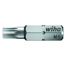 Wiha® - Bit Vielzahn außen 7019 Z XZN DIN ISO 1173 C 6,3 6,3mm / 1/4" M4x25mm