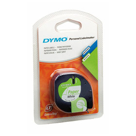 DYMO® - Schriftbandkassette LetraTag S0721520 12mm x 4m schwarz auf weiß