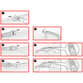 KSTOOLS® - FUGENFIX Silikonschaber- und Abziehersatz, 7-teilig