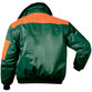 NORWAY® - Waldarbeiter-Pilotenjacke ROTDORN 22758, forstgrün/orange, Größe 1