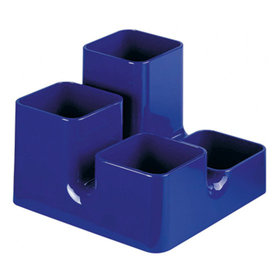 arlac - Mutiköcher Uni-Butler 23424 13x9x13cm 4Fächer PS royalblau