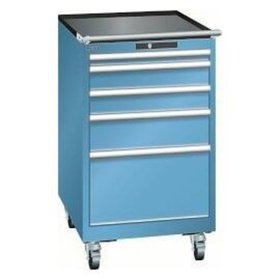 LISTA - Schubladenschrank blau H990, 5 Schubladen