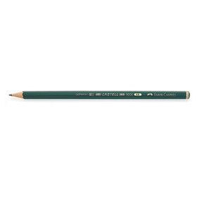 Faber-Castell - Bleistift CASTELL 9000 119004 4B dunkelgrün
