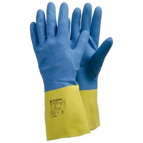 TEGERA® - Chemikalienhandschuhe TEGERA 2301, Kat. III, blau/gelb, Gr. 7