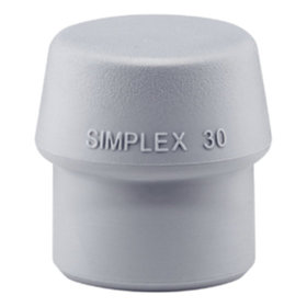HALDER - SIMPLEX-Einsatz, TPE-mid, grau | D=30 mm | 3203.030