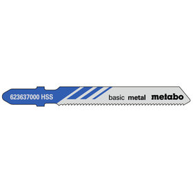 metabo® - 25 Stichsägeblätter "basic metal" 51/ 1,2 mm, HSS (623692000)