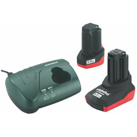 metabo® - Basic-Set 10.8 V 1x2.0 + 1x5.2 Ah