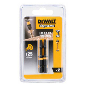 DeWALT - Torsion Bit schlagfest T25 50mm, 2 Stück