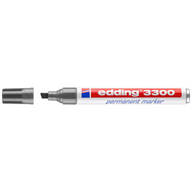 edding - 3300 Permanentmarker grau