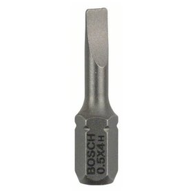 Bosch - Schrauberbit Extra-Hart, S 0,5 x 4,0, 25mm, 3er-Pack (2607001457)