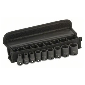 Bosch - Steckschlüsseleinsätze-Set 3/8" 9-teilig ø7 - 19mm 30mm lang