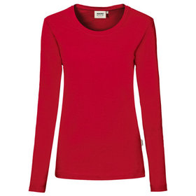 HAKRO - Damen Longsleeve Mikralinar® 179, rot, Größe 2XL