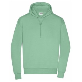 James & Nicholson - Herren Lounge Hoody 8034, jade-grün, Größe 3XL