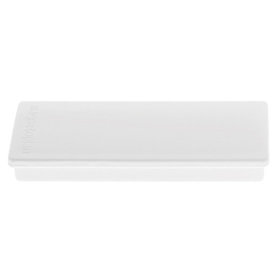 magnetoplan - Magnet 16651 54x19mm weiß 10er-Pack