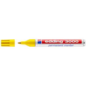 edding - 3000 Permanentmarker gelb